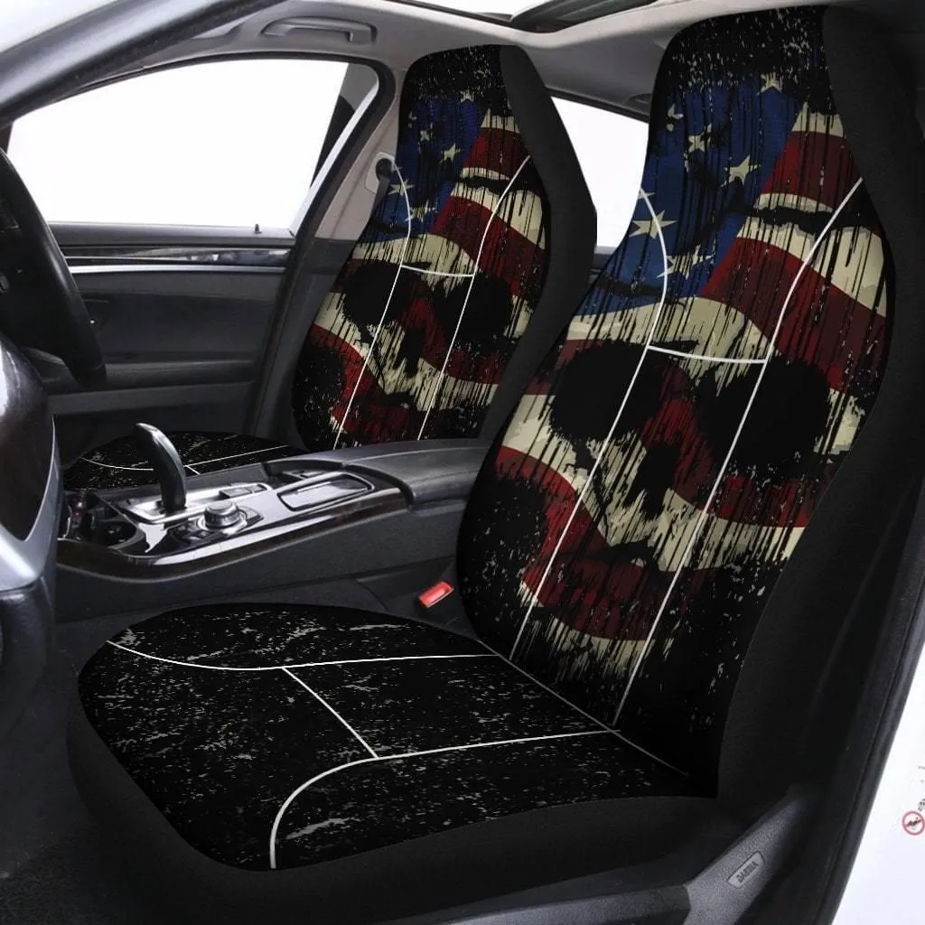 Shredded Skull Car Seat Cover