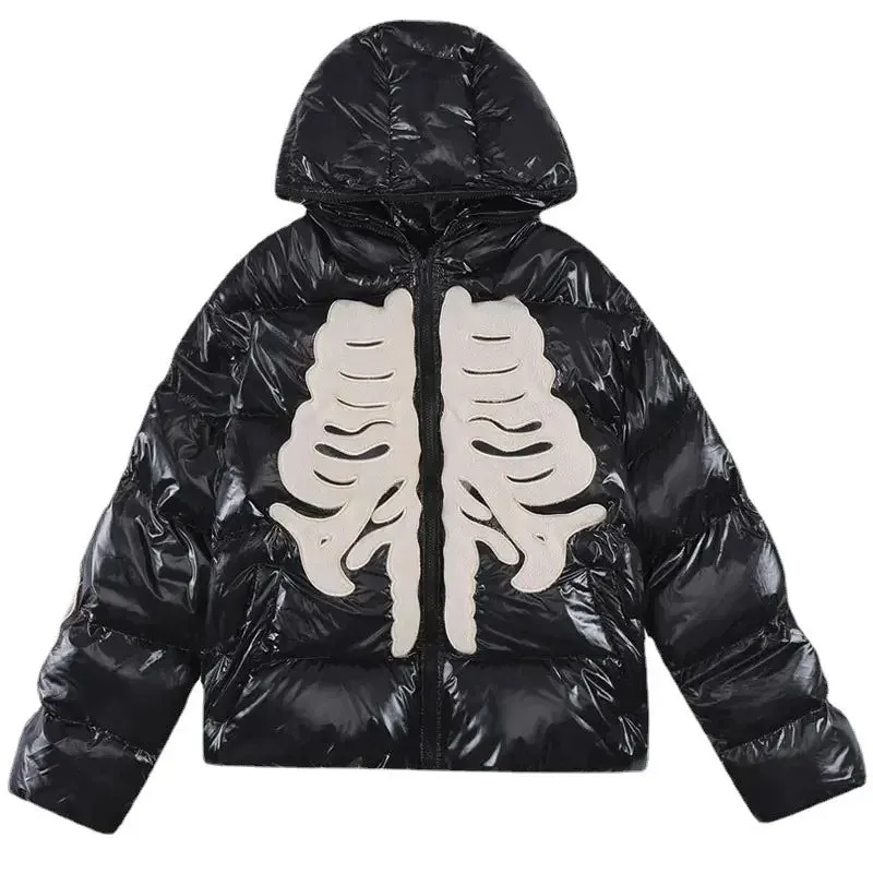 Skeleton Windproof Padded Coats