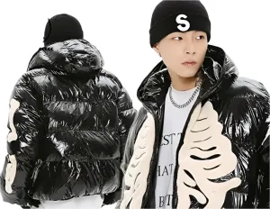 Skeleton Windproof Padded Coats