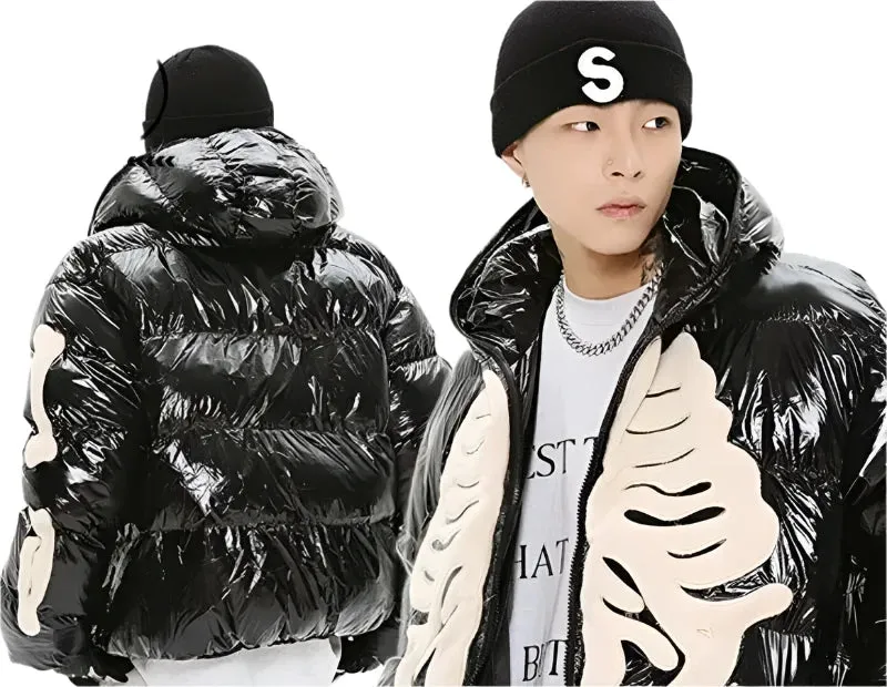 Skeleton Windproof Padded Coats