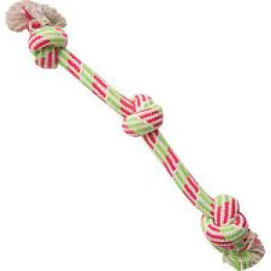 SNUGAROOZ: TUG TOY: KNOTTY N' NICE (ASST. COLORS) 16"