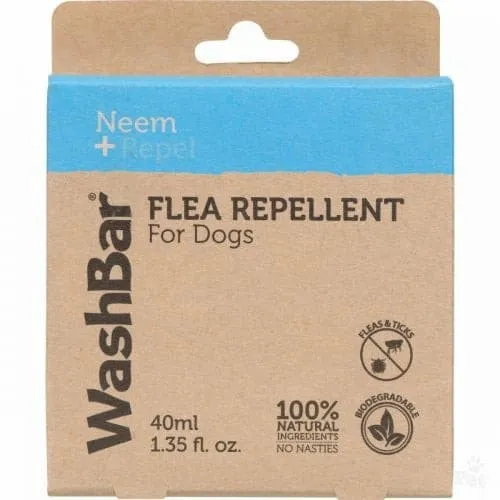 WashBar Natural Flea Repellent For Dogs 40ml