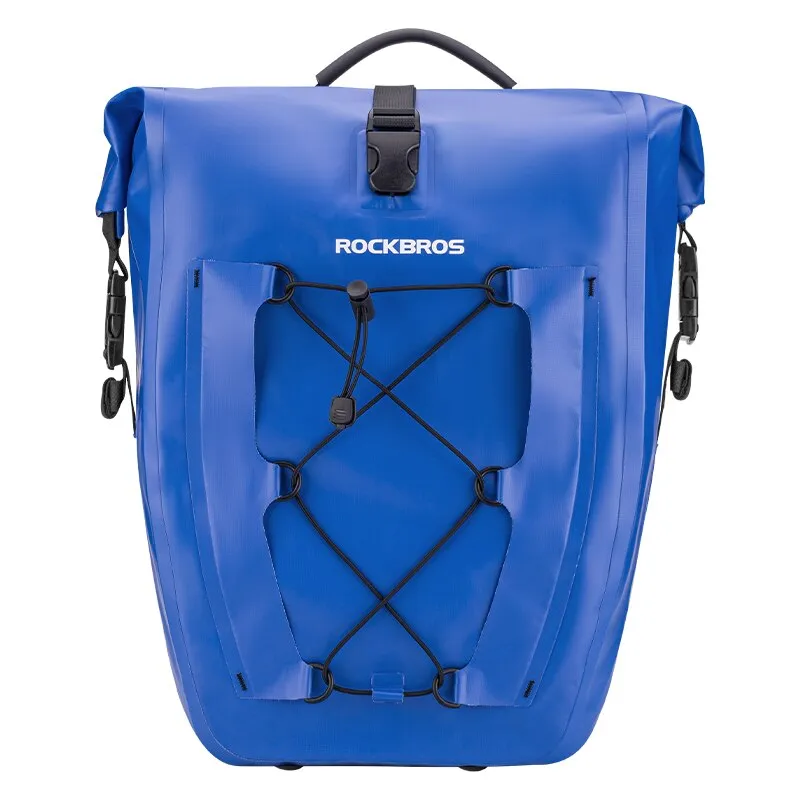 Waterproof Bike Bag 25L Travel Cycling Bag Basket Bicycle Rear Rack Tail Seat Bicycle Bags