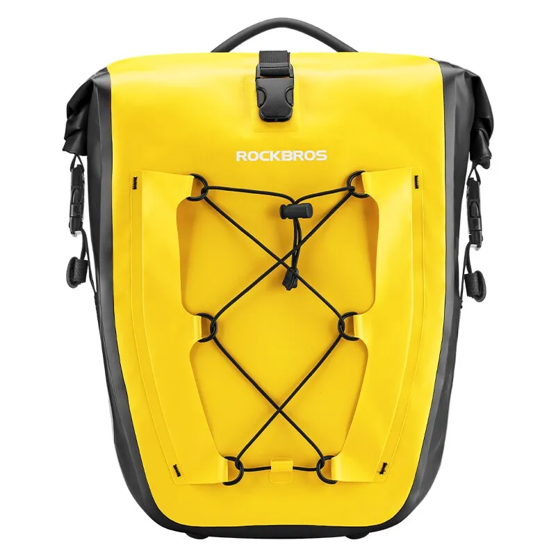 Waterproof Bike Bag 25L Travel Cycling Bag Basket Bicycle Rear Rack Tail Seat Bicycle Bags